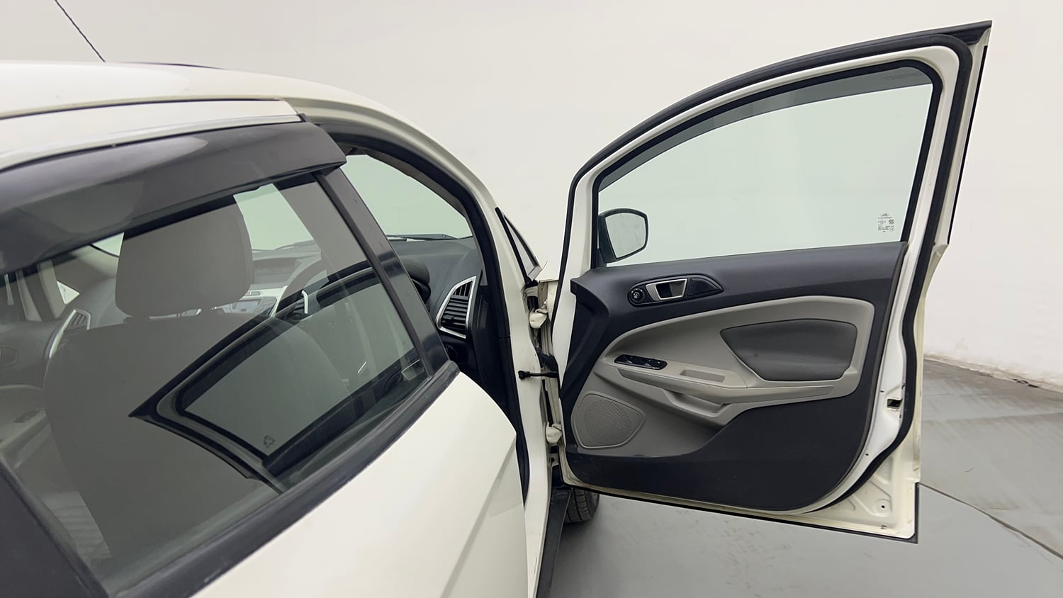 Used 2016 Ford EcoSport Trend 1.5L Ti-VCT Petrol Manual interior RIGHT FRONT DOOR OPEN VIEW