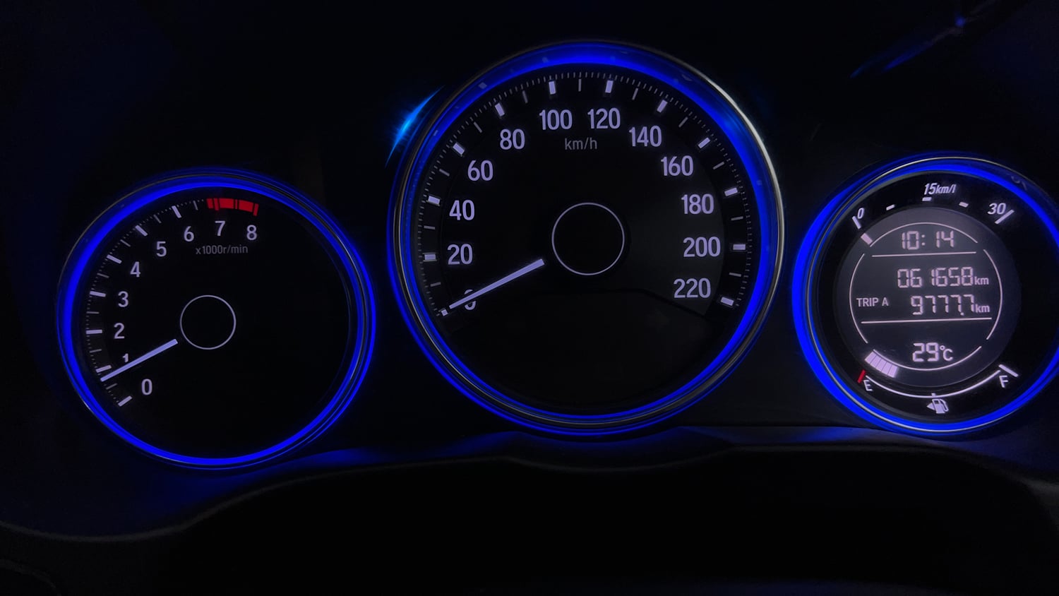 Used 2015 Honda City VX Petrol Manual interior CLUSTERMETER VIEW