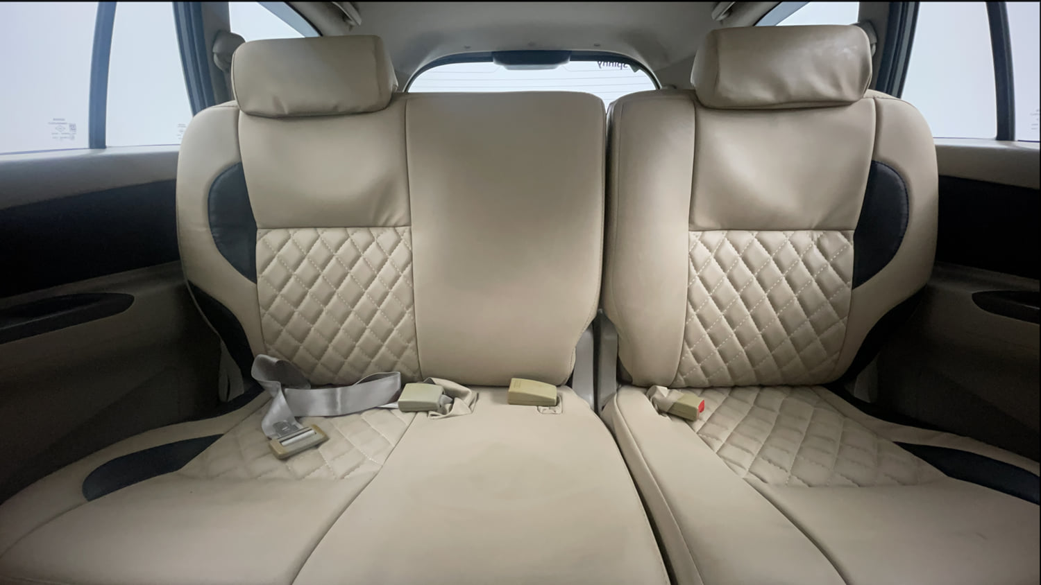 Used 2013 Toyota Innova 2.5 GX 8 STR BS-III Diesel Manual interior REAR SEAT CONDITION VIEW