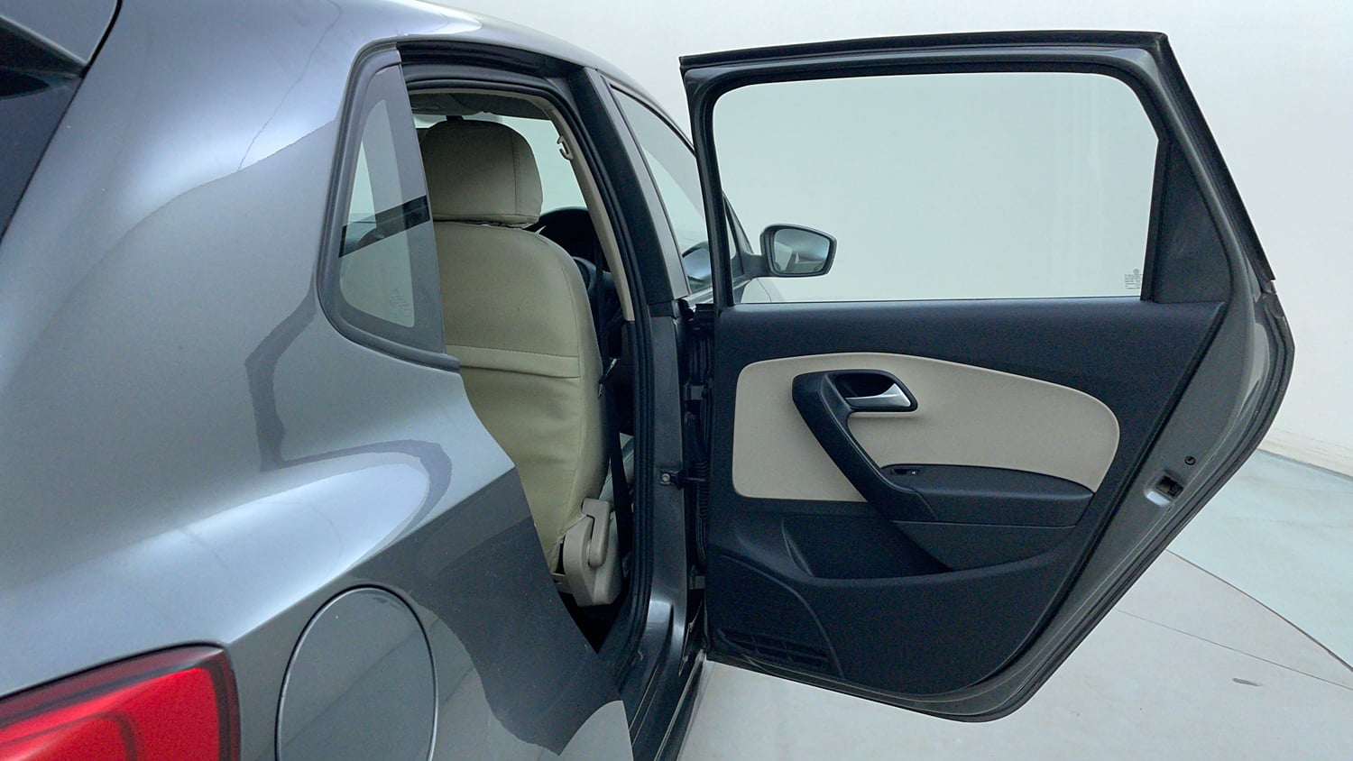Used 2014 Volkswagen Polo Comfortline 1.2L (P) Petrol Manual interior RIGHT REAR DOOR OPEN VIEW