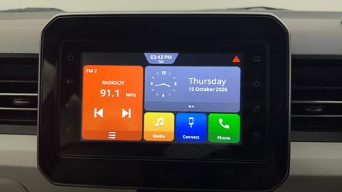 Used 2024 Maruti Suzuki Ignis Zeta 1.2 MT Petrol Manual top_features Integrated (in-dash) music system