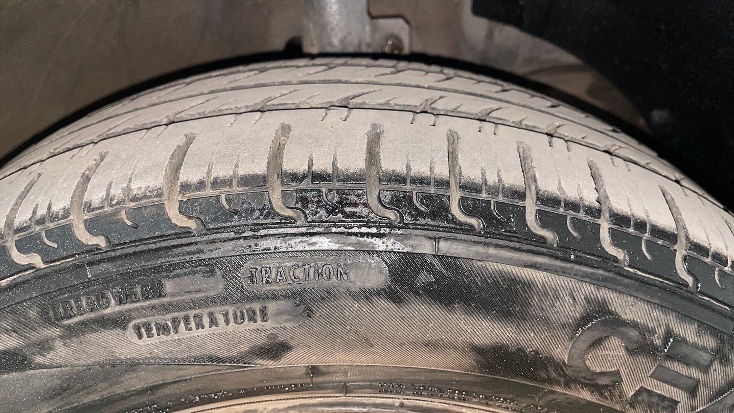 Used 2017 Maruti Suzuki Baleno Delta 1.2 Petrol Manual tyres RIGHT FRONT TYRE TREAD VIEW