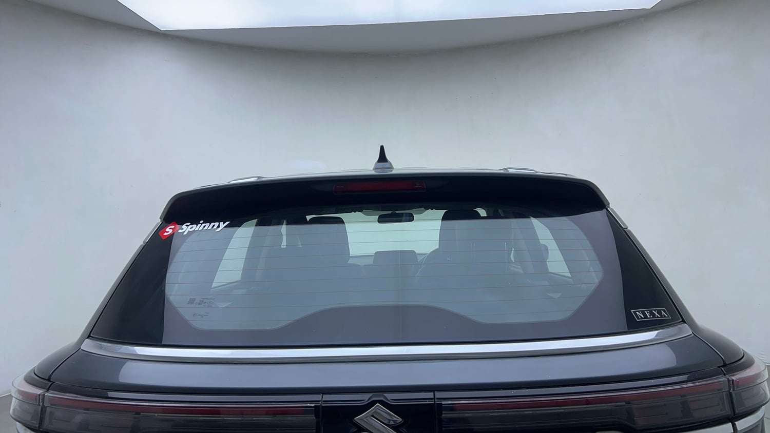 Used 2023 Maruti Suzuki Grand Vitara Delta Smart Hybrid AT Petrol Automatic exterior BACK WINDSHIELD VIEW