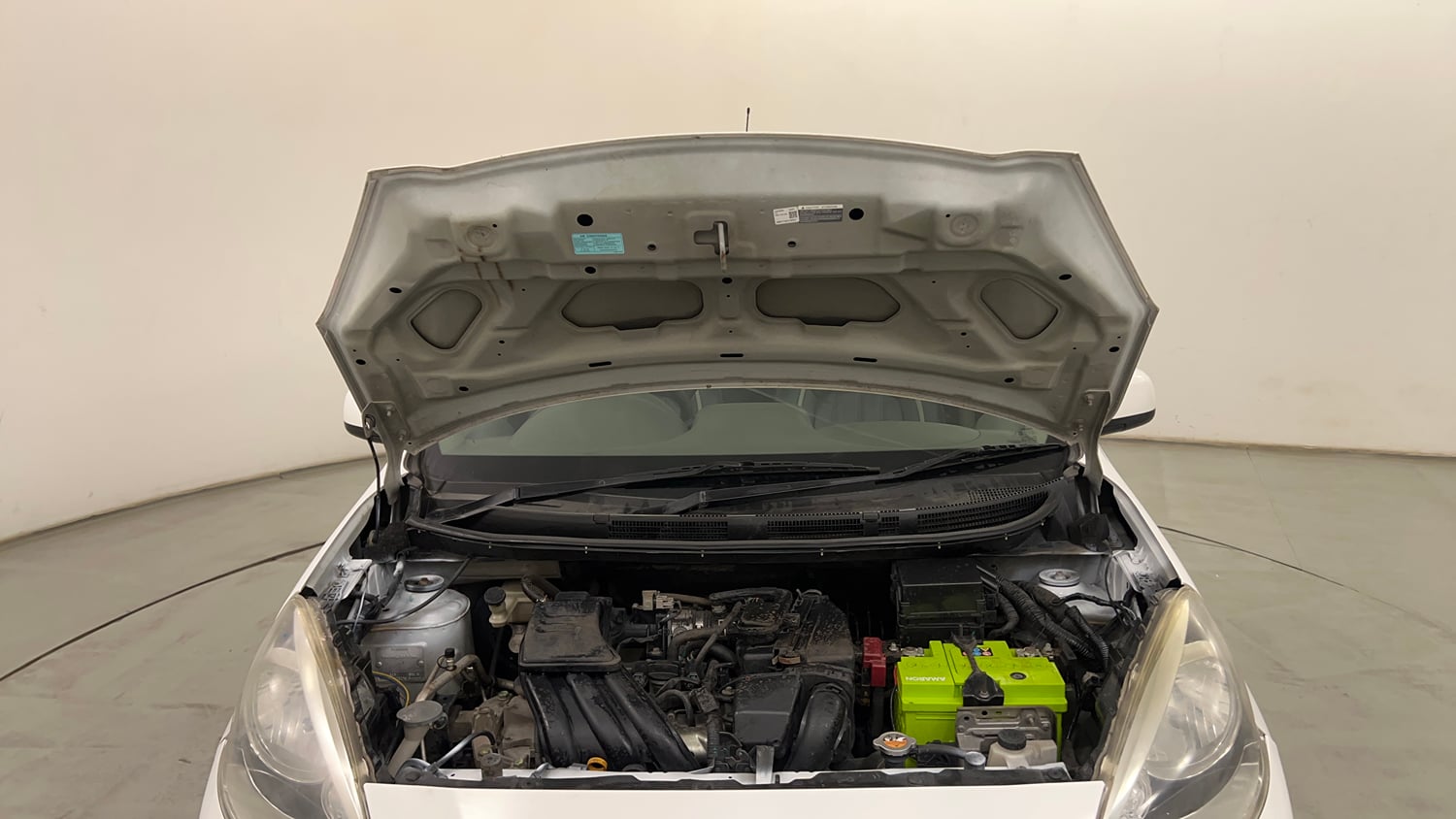 Used 2013 Nissan Micra XV CVT Petrol Automatic engine ENGINE & BONNET OPEN FRONT VIEW