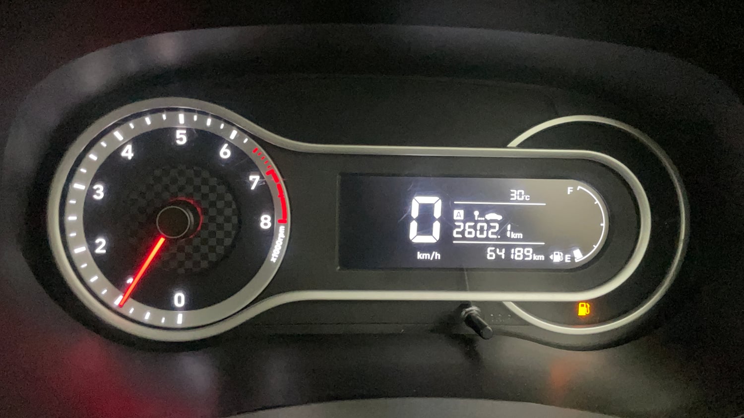 Used 2021 Hyundai Grand i10 Nios Sportz Petrol+cng(outside fitted) Cng Manual interior CLUSTERMETER VIEW