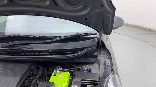 Used 2022 Hyundai Aura SX 1.2 CNG Cng Manual engine ENGINE LEFT SIDE HINGE & APRON VIEW