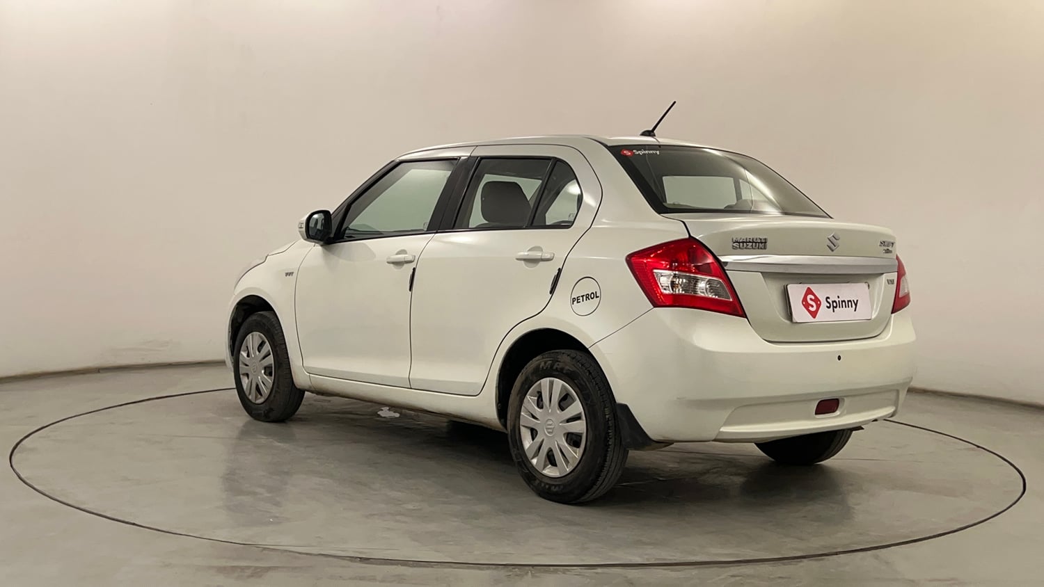 Used 2012 Maruti Suzuki Swift Dzire VXI Petrol Manual exterior LEFT REAR CORNER VIEW