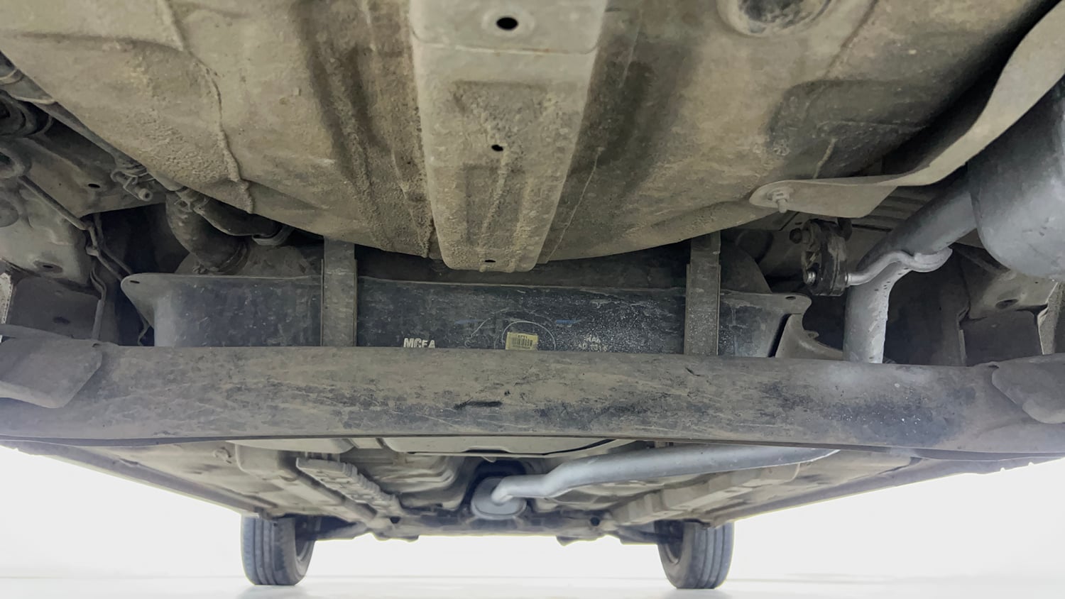 Used 2017 Hyundai Grand i10 Magna 1.2 Kappa VTVT Petrol Manual extra REAR UNDERBODY VIEW (TAKEN FROM REAR)