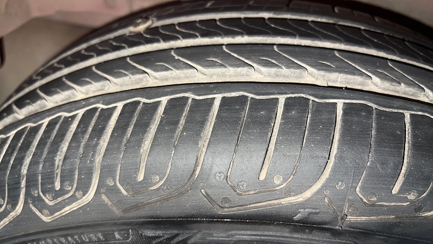Used 2017 Honda Jazz V AT Petrol Petrol Automatic tyres RIGHT REAR TYRE TREAD VIEW