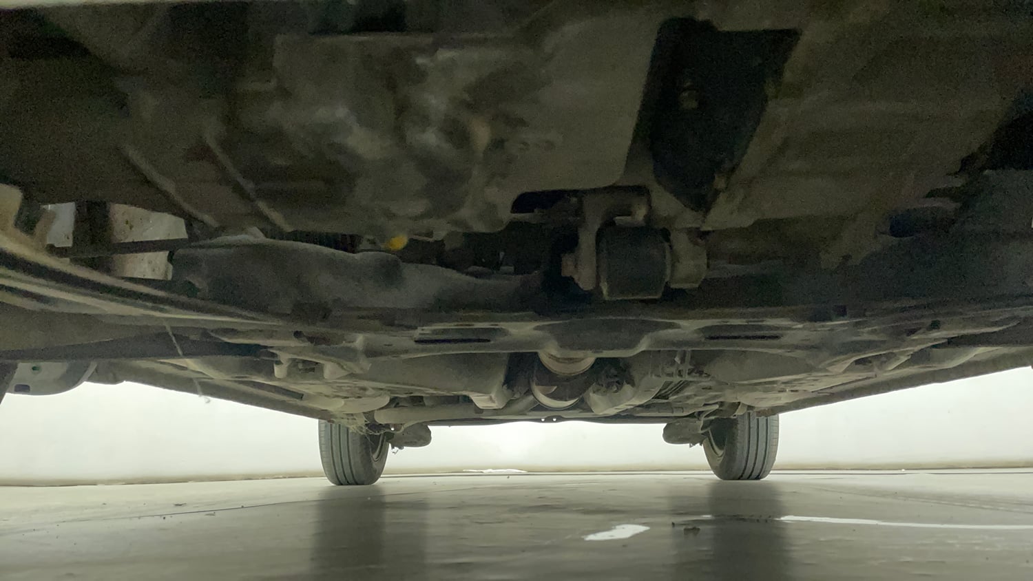 Used 2014 Honda Brio S MT Petrol Manual extra FRONT LEFT UNDERBODY VIEW