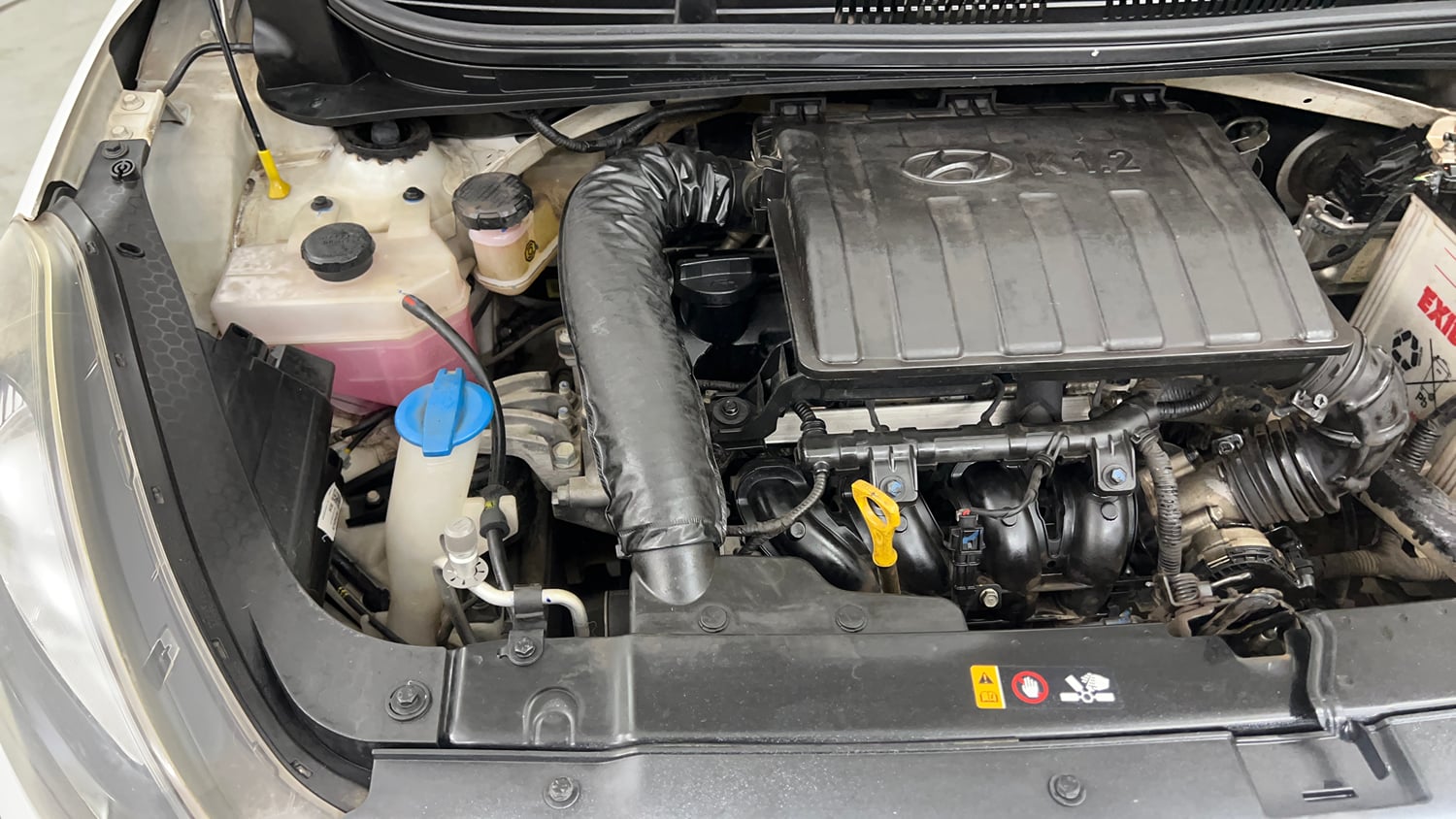 Used 2021 Hyundai Aura SX 1.2 Petrol Petrol Manual engine ENGINE RIGHT SIDE VIEW