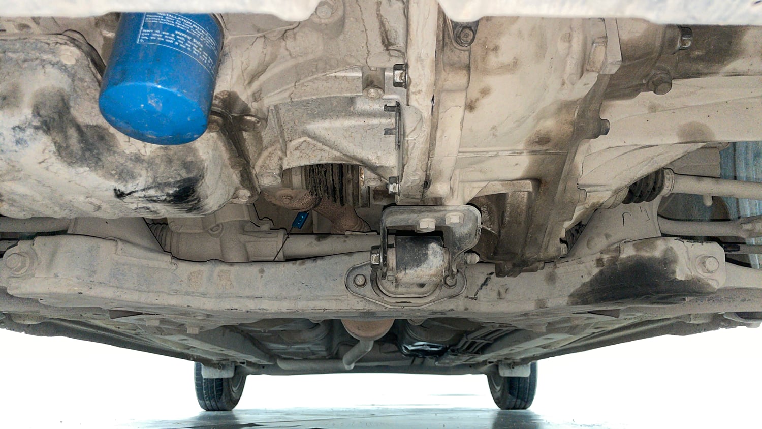 Used 2021 Hyundai Grand i10 Nios Sportz Petrol+cng(outside fitted) Cng Manual extra FRONT LEFT UNDERBODY VIEW