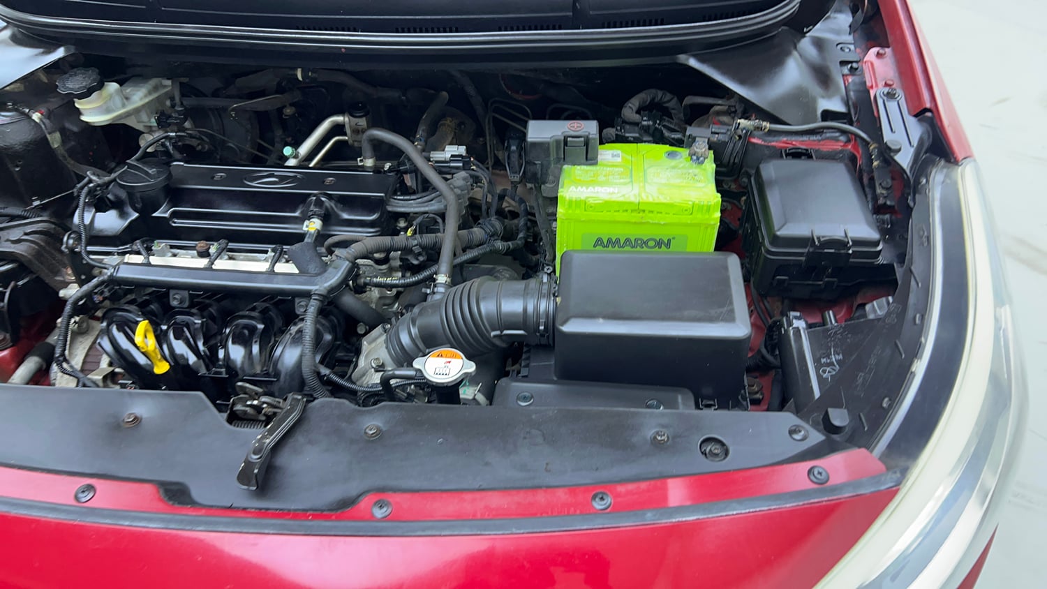 Used 2016 Hyundai Elite i20 Sportz 1.2 Petrol Manual engine ENGINE LEFT SIDE VIEW