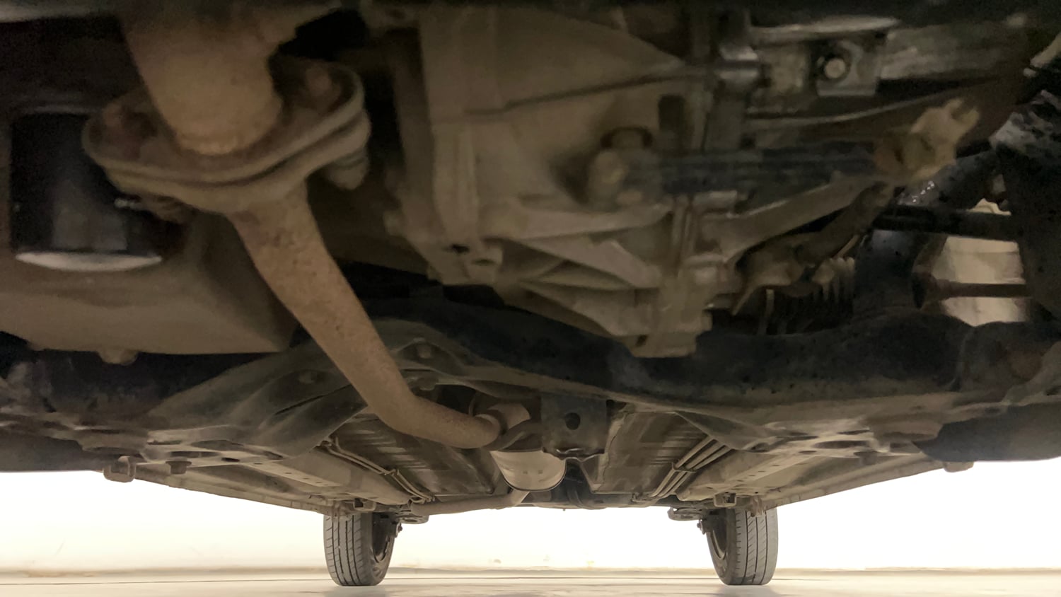 Used 2018 Maruti Suzuki Celerio VXi CNG Cng Manual extra FRONT LEFT UNDERBODY VIEW