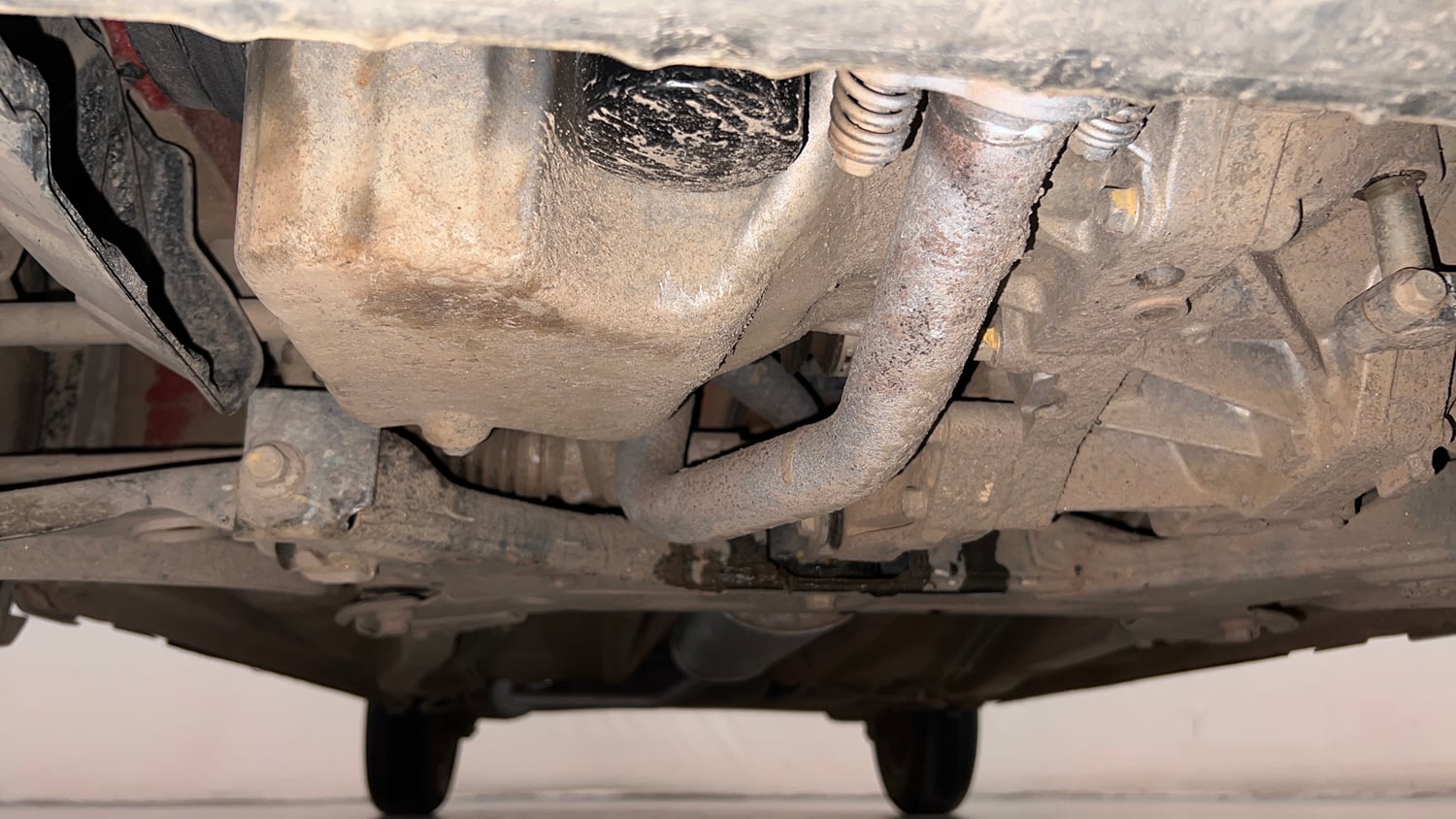Used 2021 Maruti Suzuki S-Presso VXi Plus Petrol Manual extra FRONT LEFT UNDERBODY VIEW
