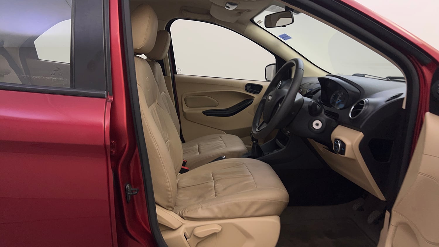 Used 2016 Ford Figo Aspire Titanium 1.2 Ti-VCT Petrol Manual interior RIGHT SIDE FRONT DOOR CABIN VIEW