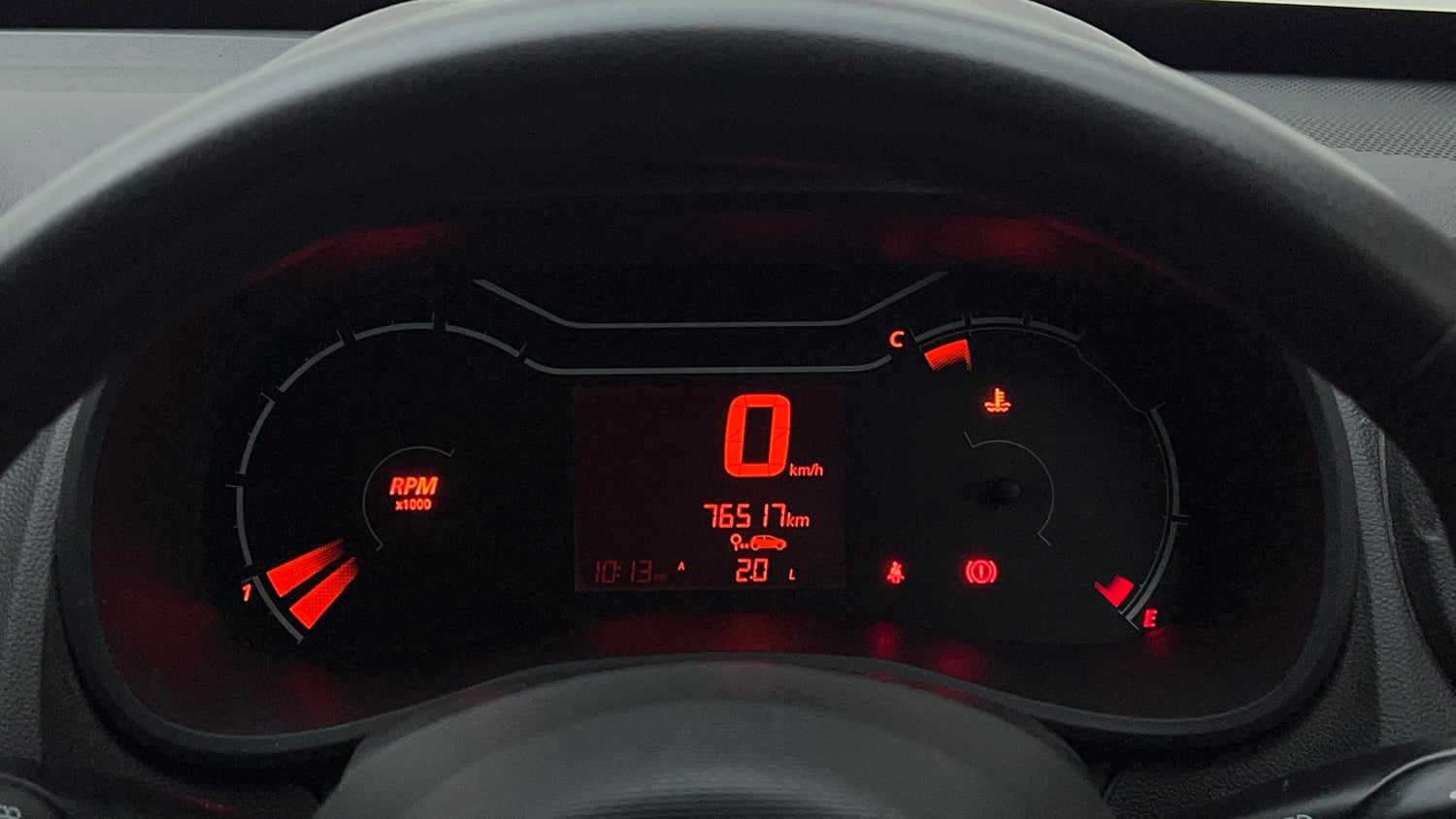 Used 2020 Renault Kwid RXL Petrol Manual interior CLUSTERMETER VIEW