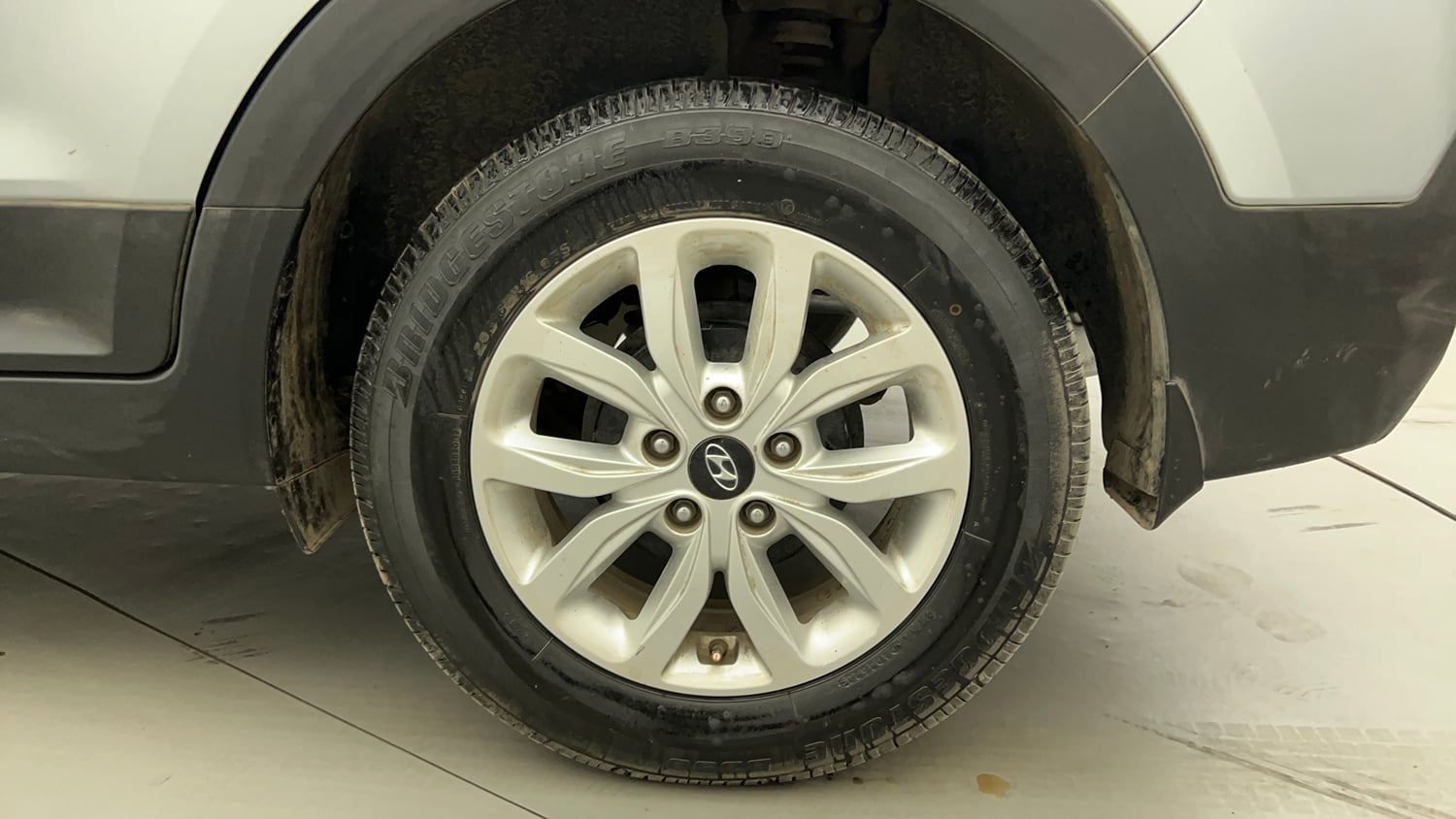 Used 2019 Hyundai Creta SX 1.6 Petrol Petrol Manual tyres LEFT REAR TYRE RIM VIEW
