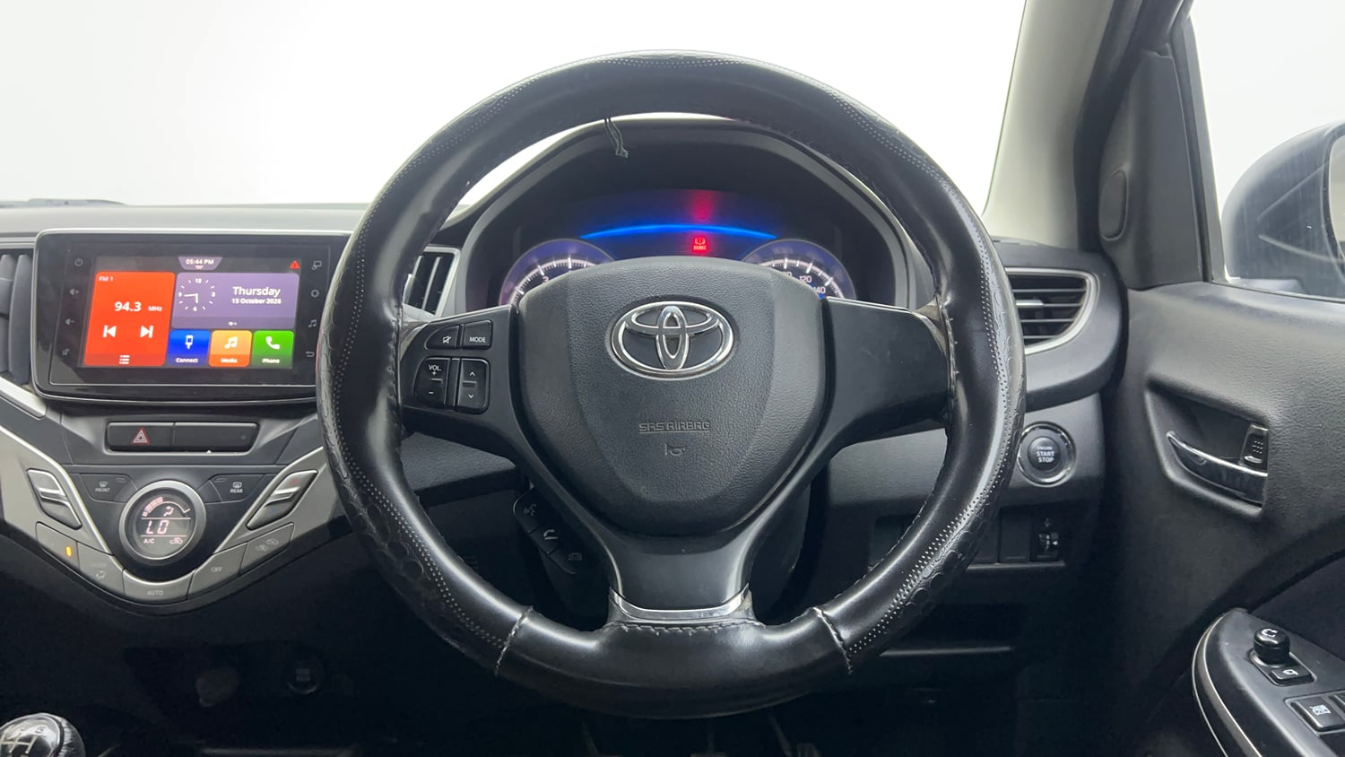 Used 2020 Toyota Glanza G Petrol Manual interior STEERING VIEW