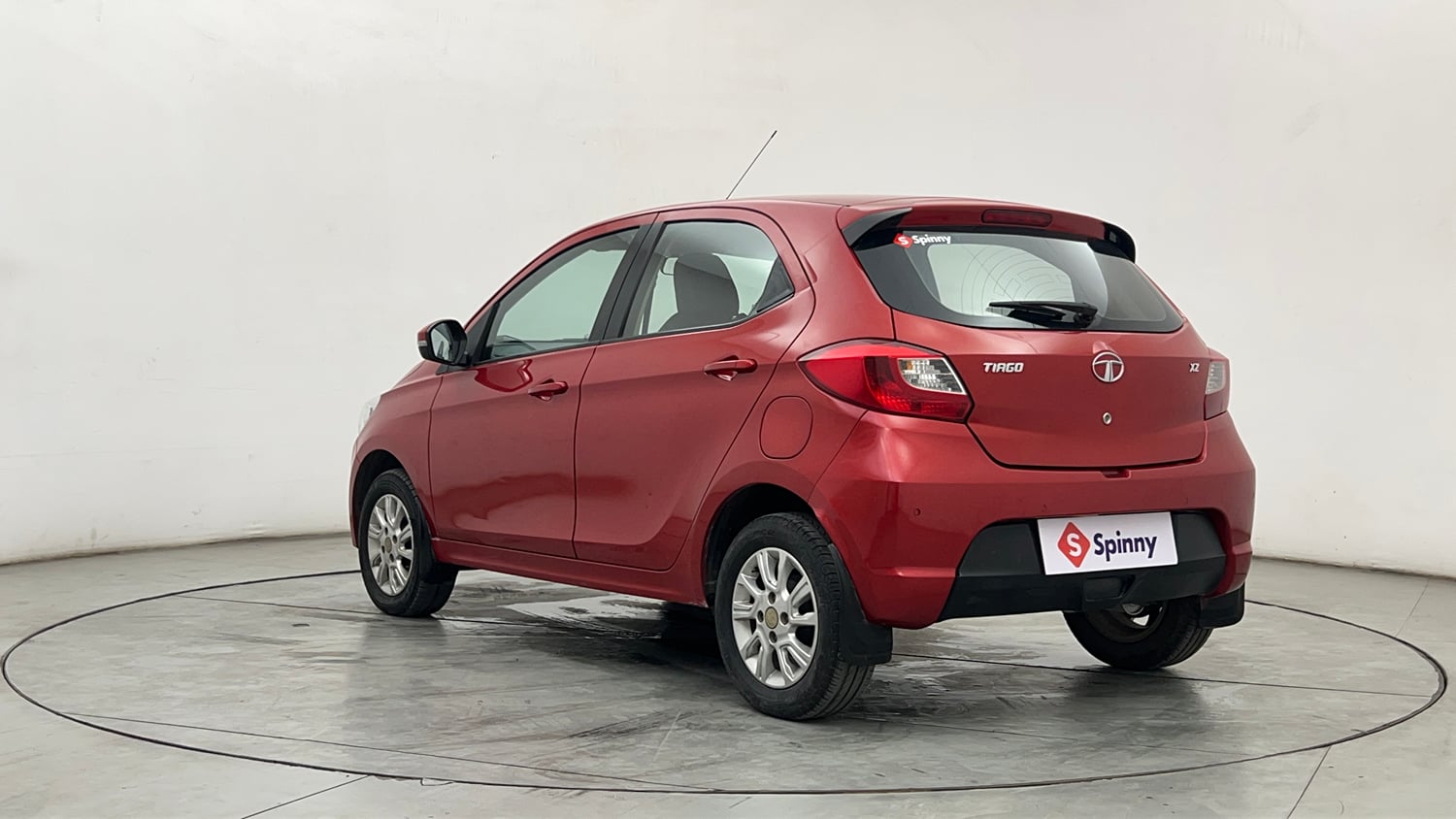 Used 2018 Tata Tiago Revotron XZ Petrol Manual exterior LEFT REAR CORNER VIEW