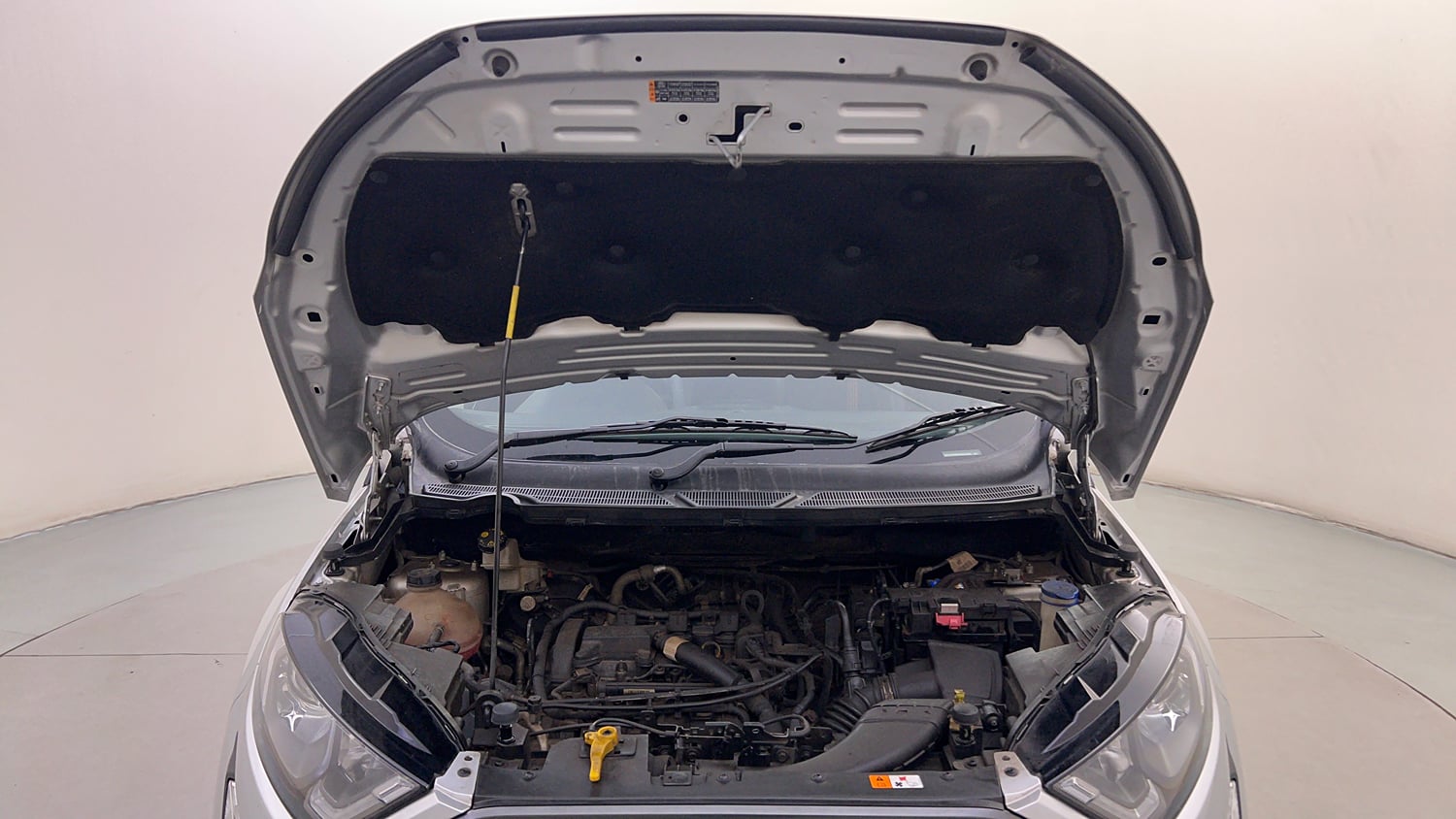 Used 2021 Ford EcoSport S MT 1.5 Ti-VCT Petrol Manual engine ENGINE & BONNET OPEN FRONT VIEW