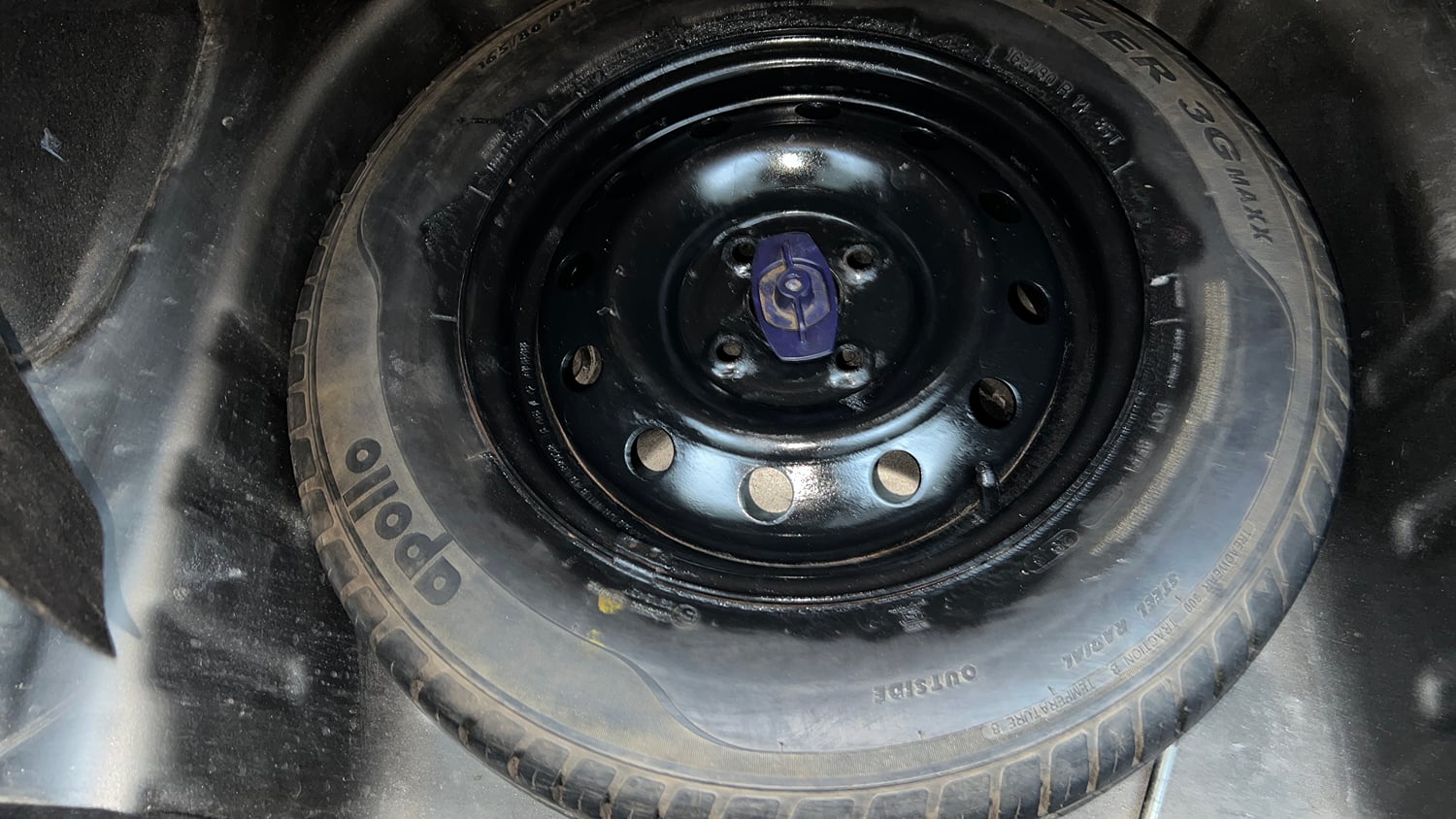 Used 2018 Maruti Suzuki Dzire VXi AMT Petrol Automatic tyres SPARE TYRE VIEW