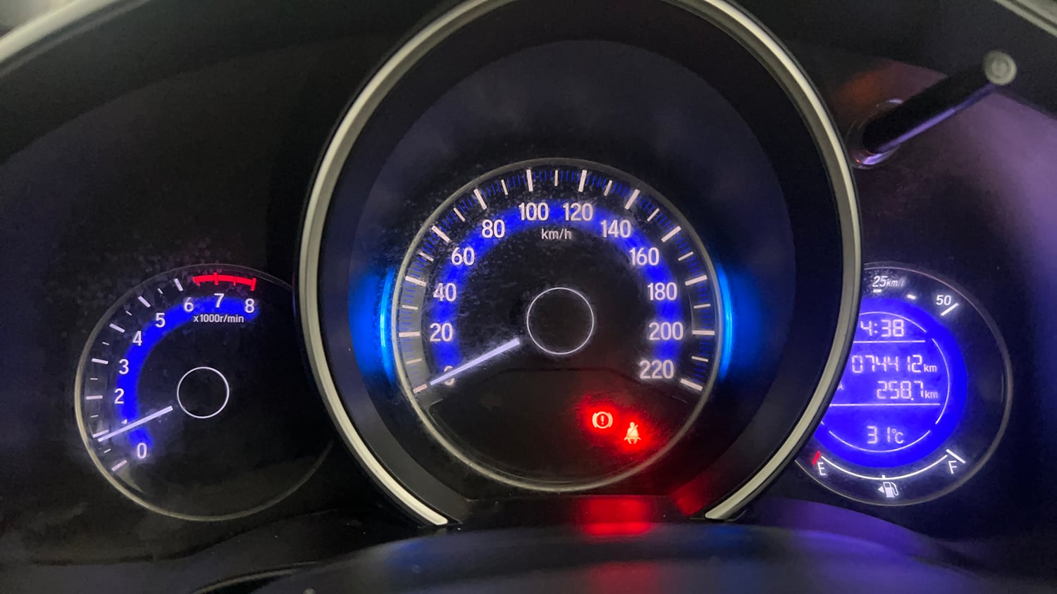 Used 2018 Honda WR-V VX MT Petrol Petrol Manual interior CLUSTERMETER VIEW