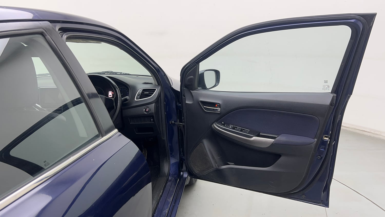 Used 2020 Toyota Glanza G Petrol Manual interior RIGHT FRONT DOOR OPEN VIEW