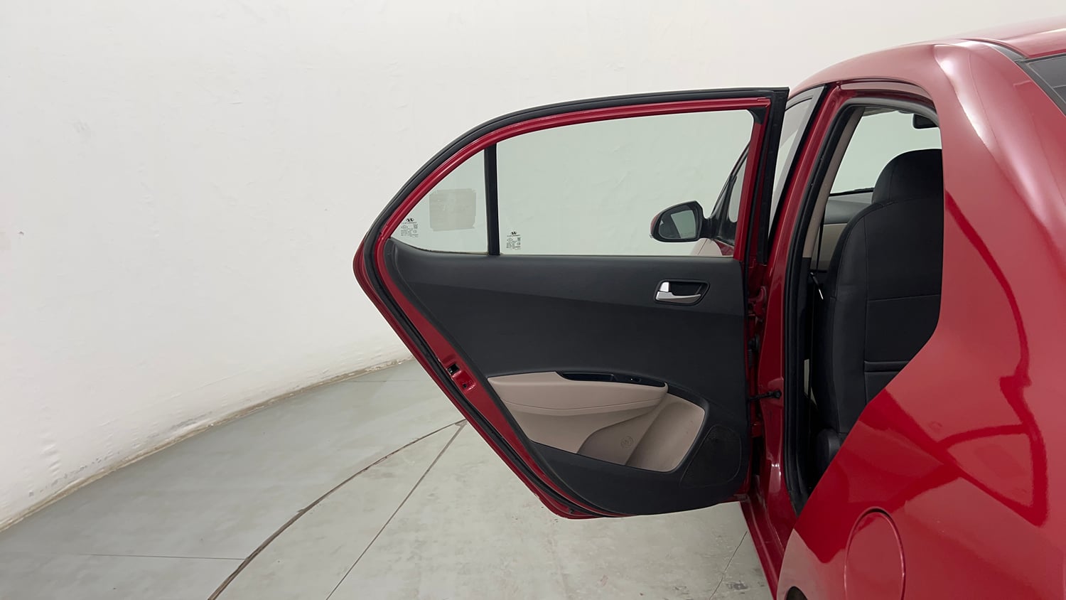 Used 2016 Hyundai Xcent SX 1.2 (O) Petrol Manual interior LEFT REAR DOOR OPEN VIEW