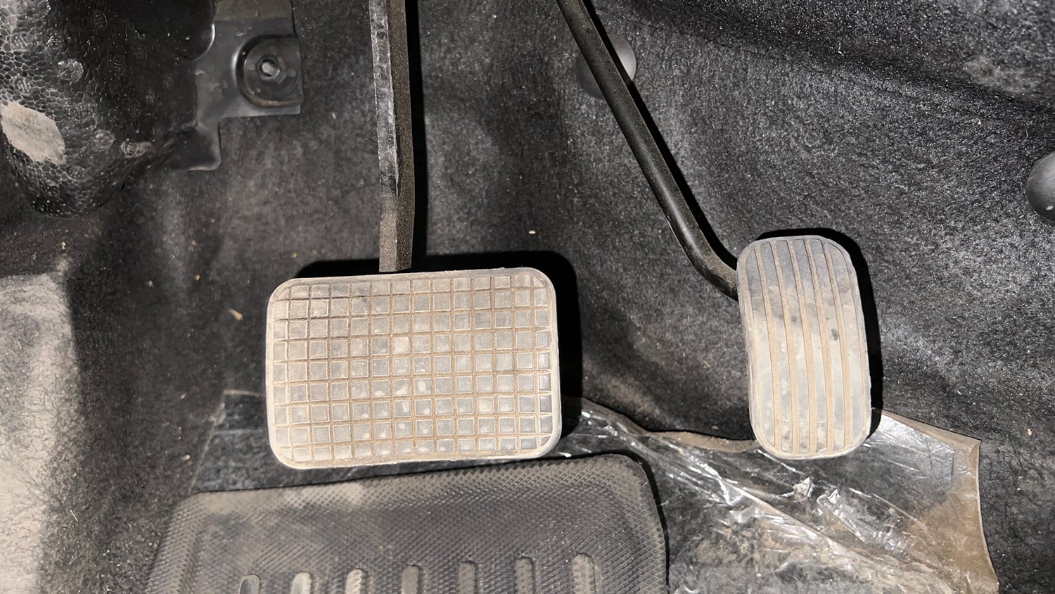 Used 2025 Tata Tiago XTA Petrol Automatic interior PEDALS VIEW