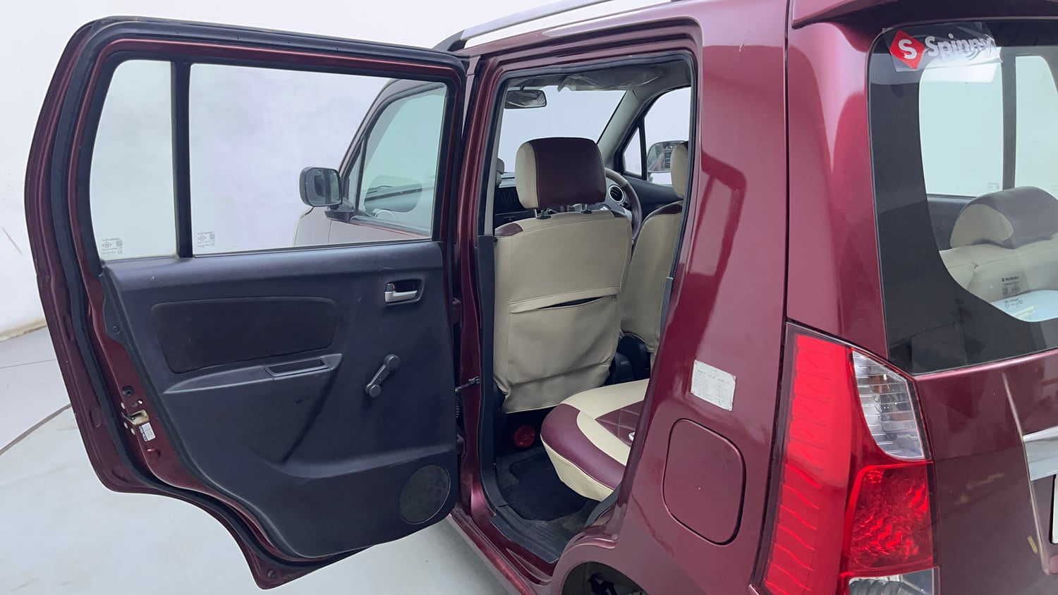 Used 2012 Maruti Suzuki Wagon R 1.0 LXi CNG Cng Manual interior LEFT REAR DOOR OPEN VIEW