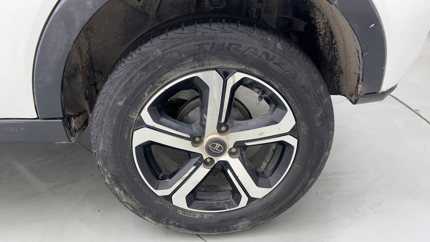 Used 2021 Tata Nexon XZA Plus Diesel Diesel Automatic tyres LEFT REAR TYRE RIM VIEW