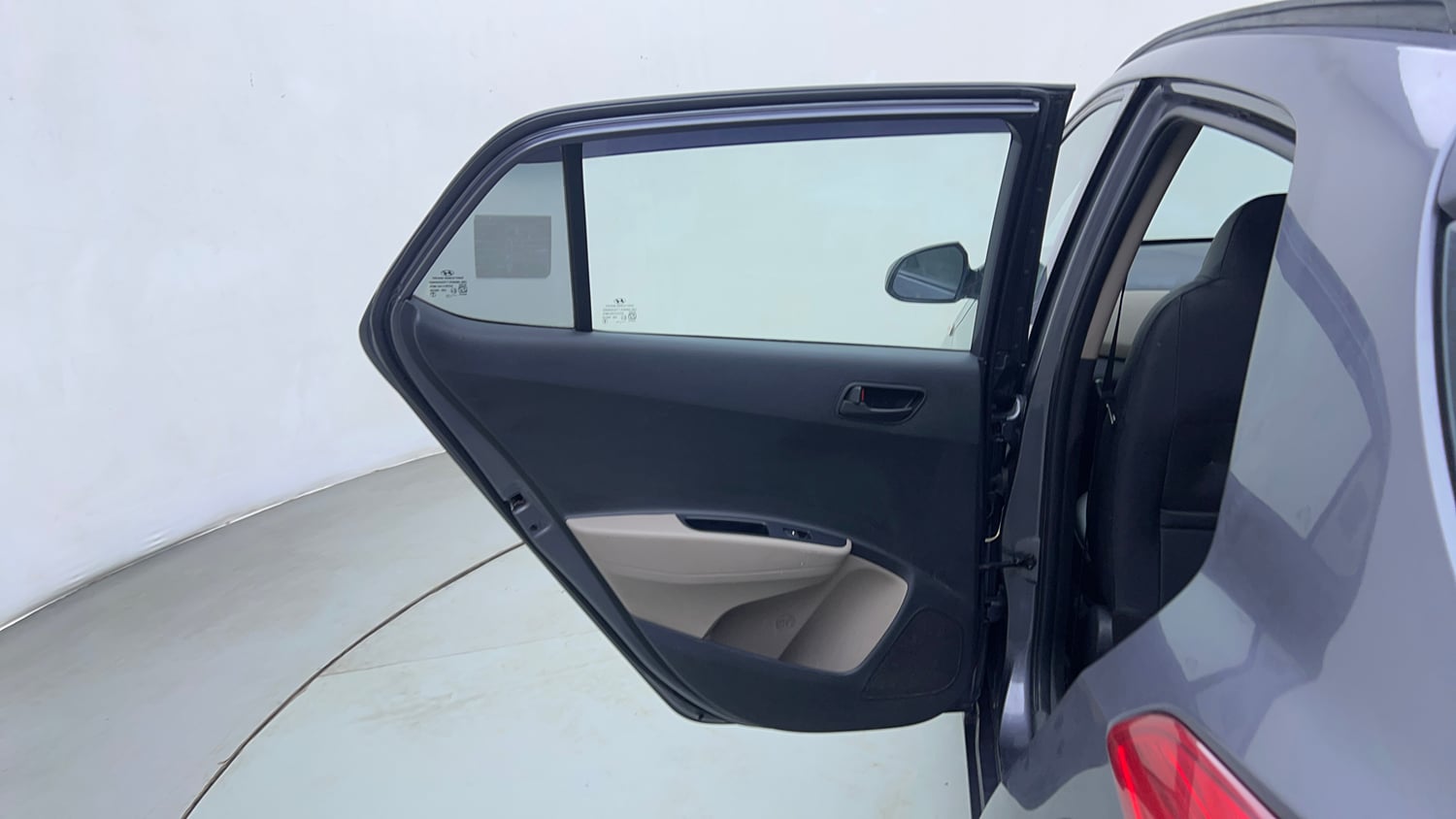Used 2017 Hyundai Grand i10 Magna 1.2 Kappa VTVT Petrol Manual interior LEFT REAR DOOR OPEN VIEW