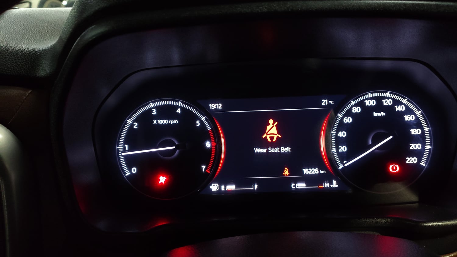 Used 2022 Mahindra Scorpio N Z8 L Petrol MT 7 STR Petrol Manual interior CLUSTERMETER VIEW