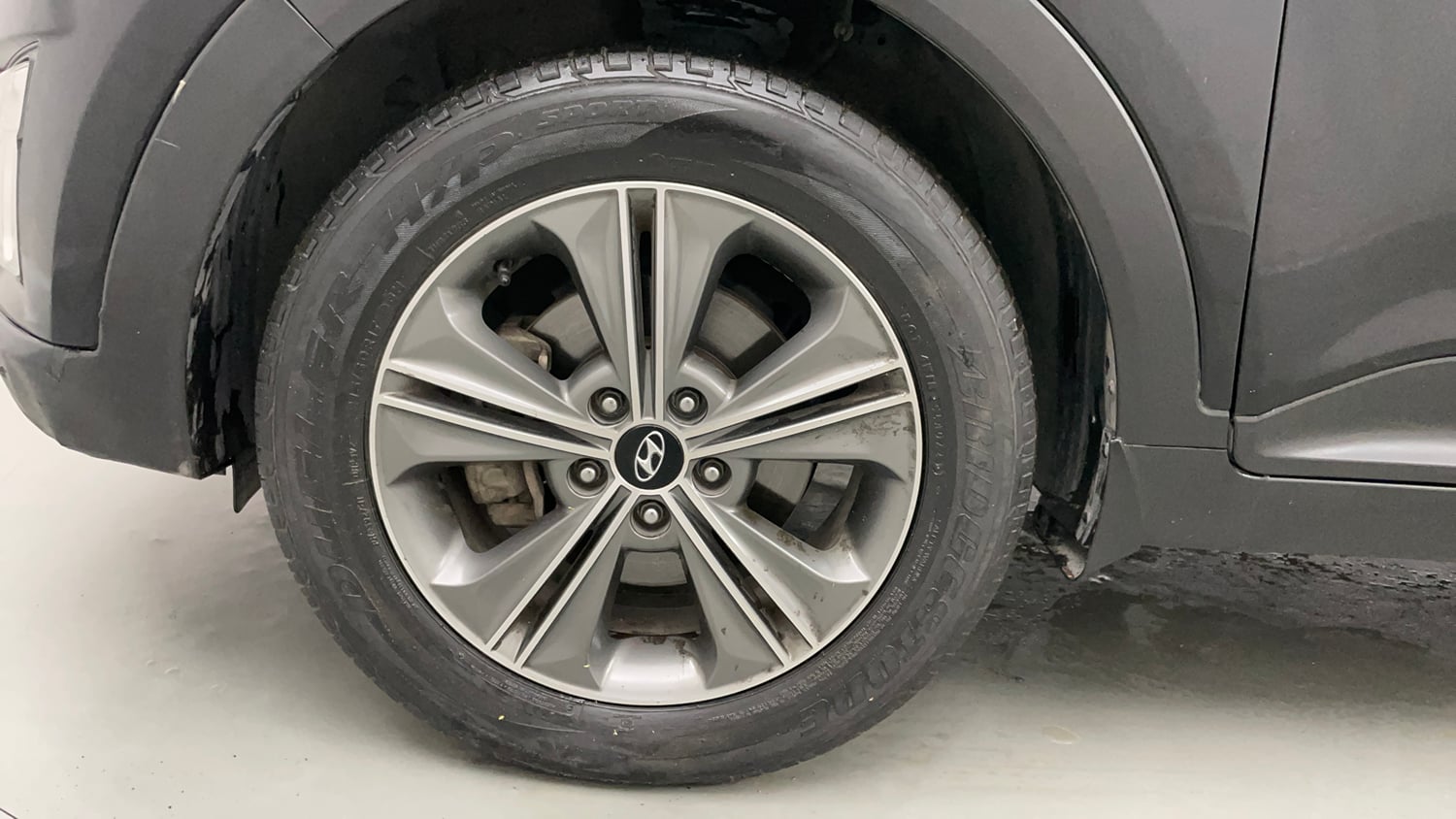 Used 2016 Hyundai Creta 1.6 SX Plus AT Petrol Petrol Automatic tyres LEFT FRONT TYRE RIM VIEW