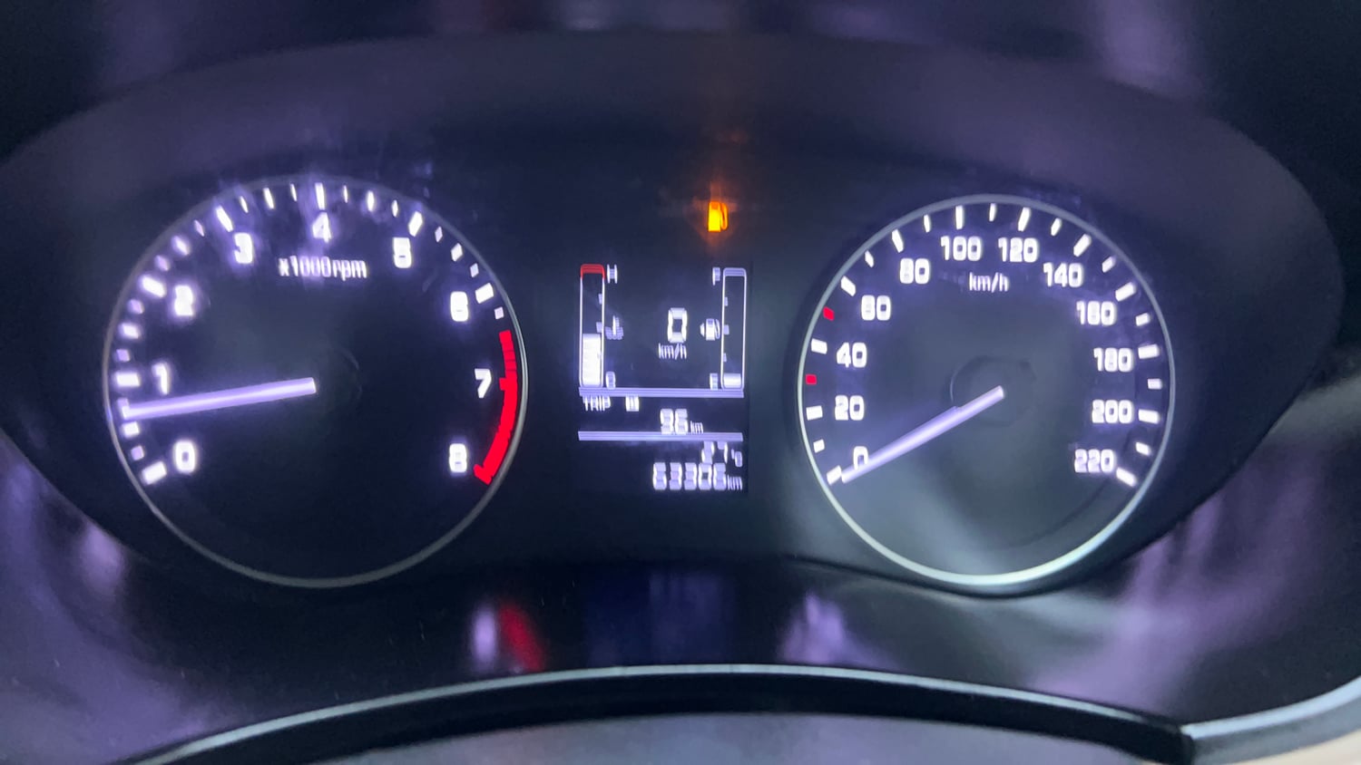 Used 2016 Hyundai Elite i20 Sportz 1.2 Petrol Manual interior CLUSTERMETER VIEW