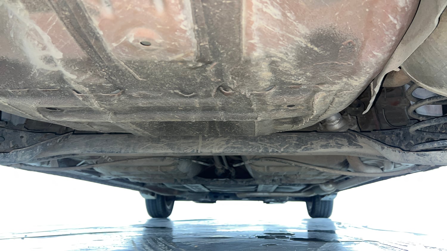Used 2017 Honda Jazz V AT Petrol Petrol Automatic extra REAR UNDERBODY VIEW (TAKEN FROM REAR)