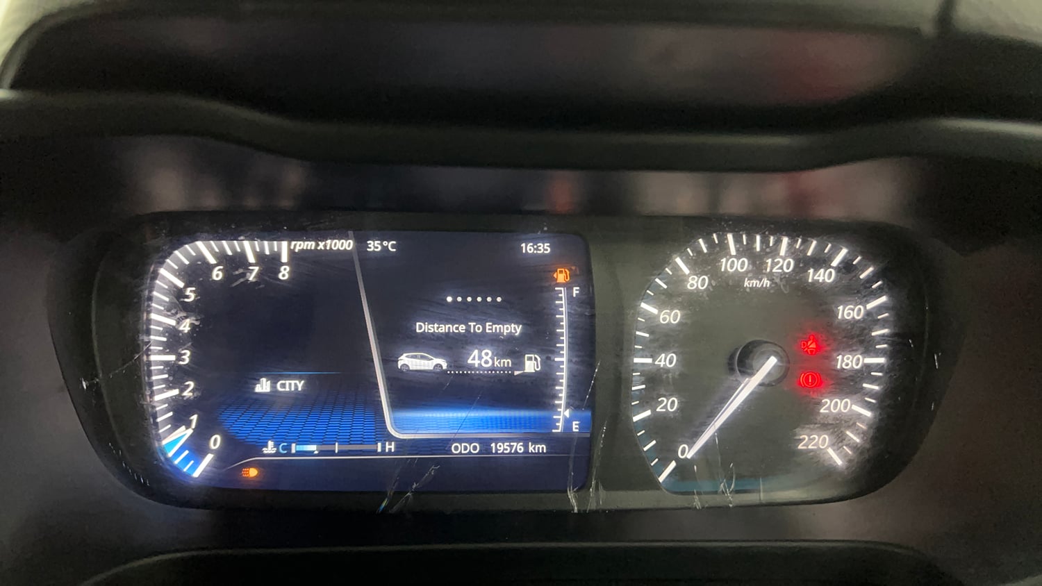 Used 2020 Tata Altroz XZ Petrol Petrol Manual interior CLUSTERMETER VIEW