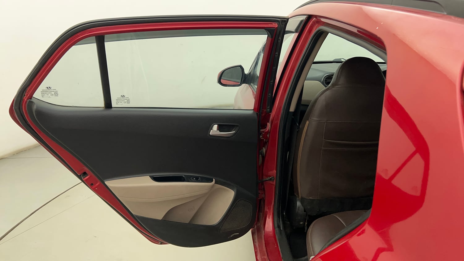 Used 2018 Hyundai Grand i10 Sportz 1.2 Kappa VTVT Petrol Manual interior LEFT REAR DOOR OPEN VIEW