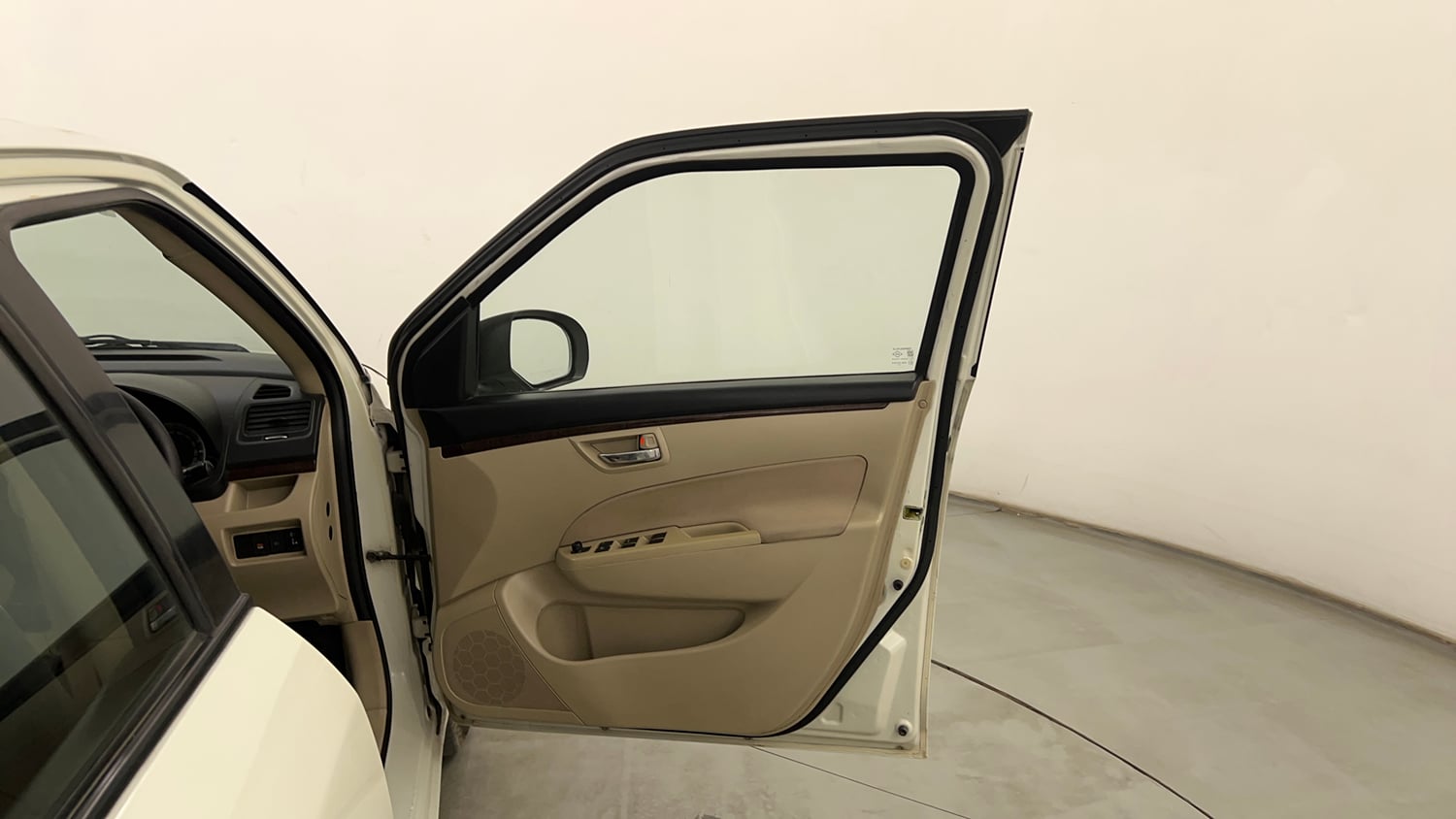 Used 2012 Maruti Suzuki Swift Dzire VXI Petrol Manual interior RIGHT FRONT DOOR OPEN VIEW