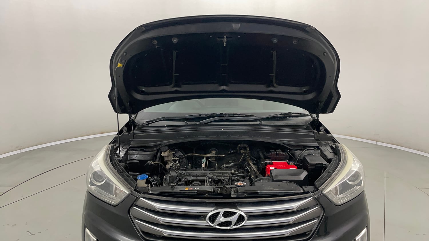 Used 2016 Hyundai Creta 1.6 SX Plus AT Petrol Petrol Automatic engine ENGINE & BONNET OPEN FRONT VIEW