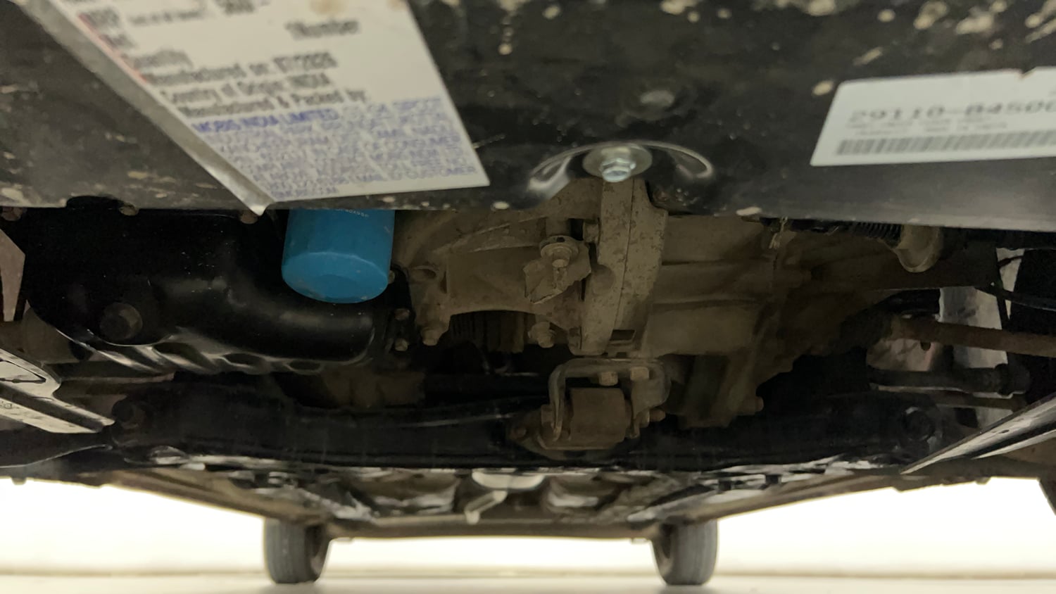 Used 2018 Hyundai Grand i10 Sportz 1.2 Kappa VTVT Petrol Manual extra FRONT LEFT UNDERBODY VIEW