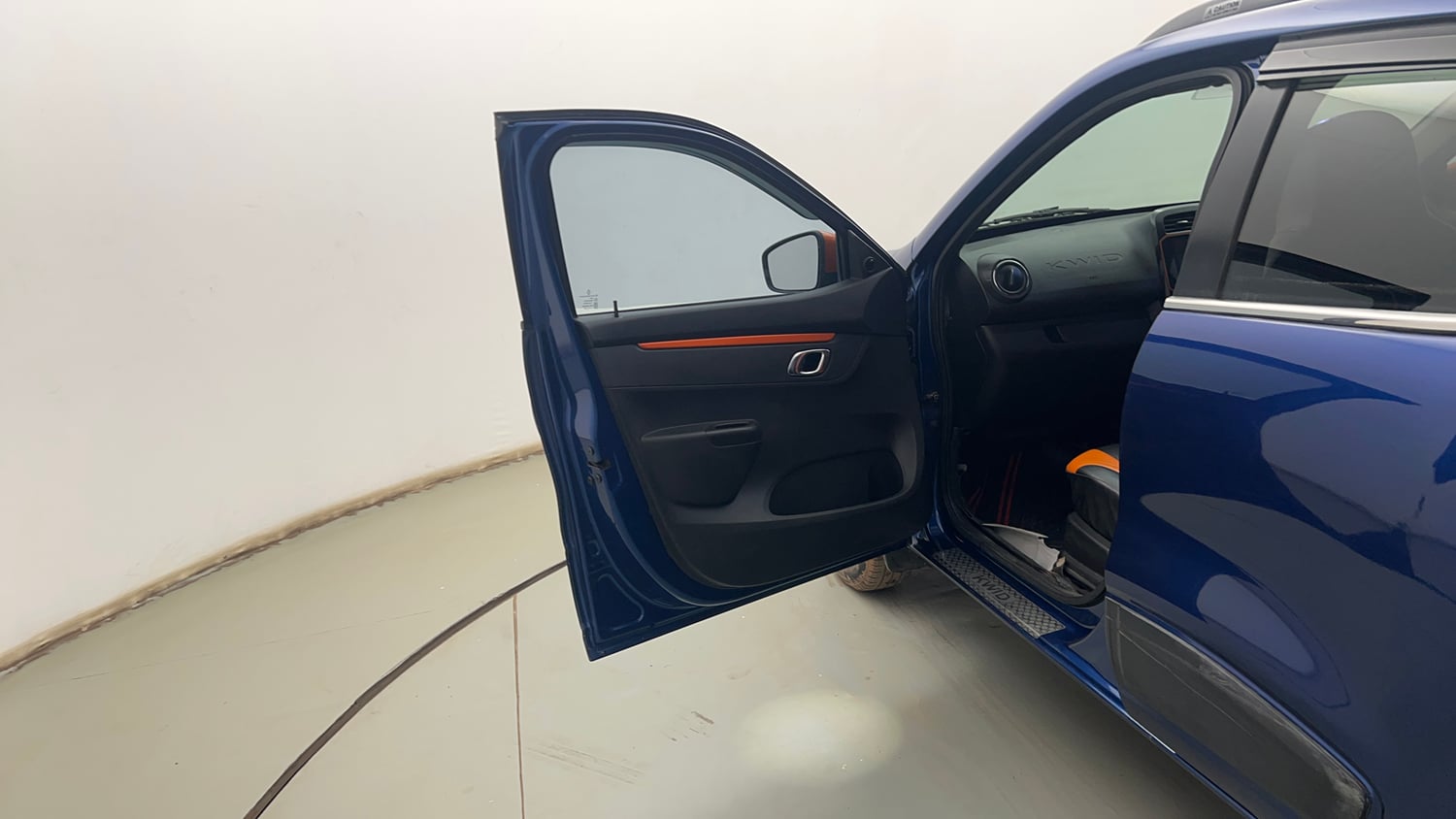 Used 2021 Renault Kwid CLIMBER 1.0 Opt Petrol Manual interior LEFT FRONT DOOR OPEN VIEW