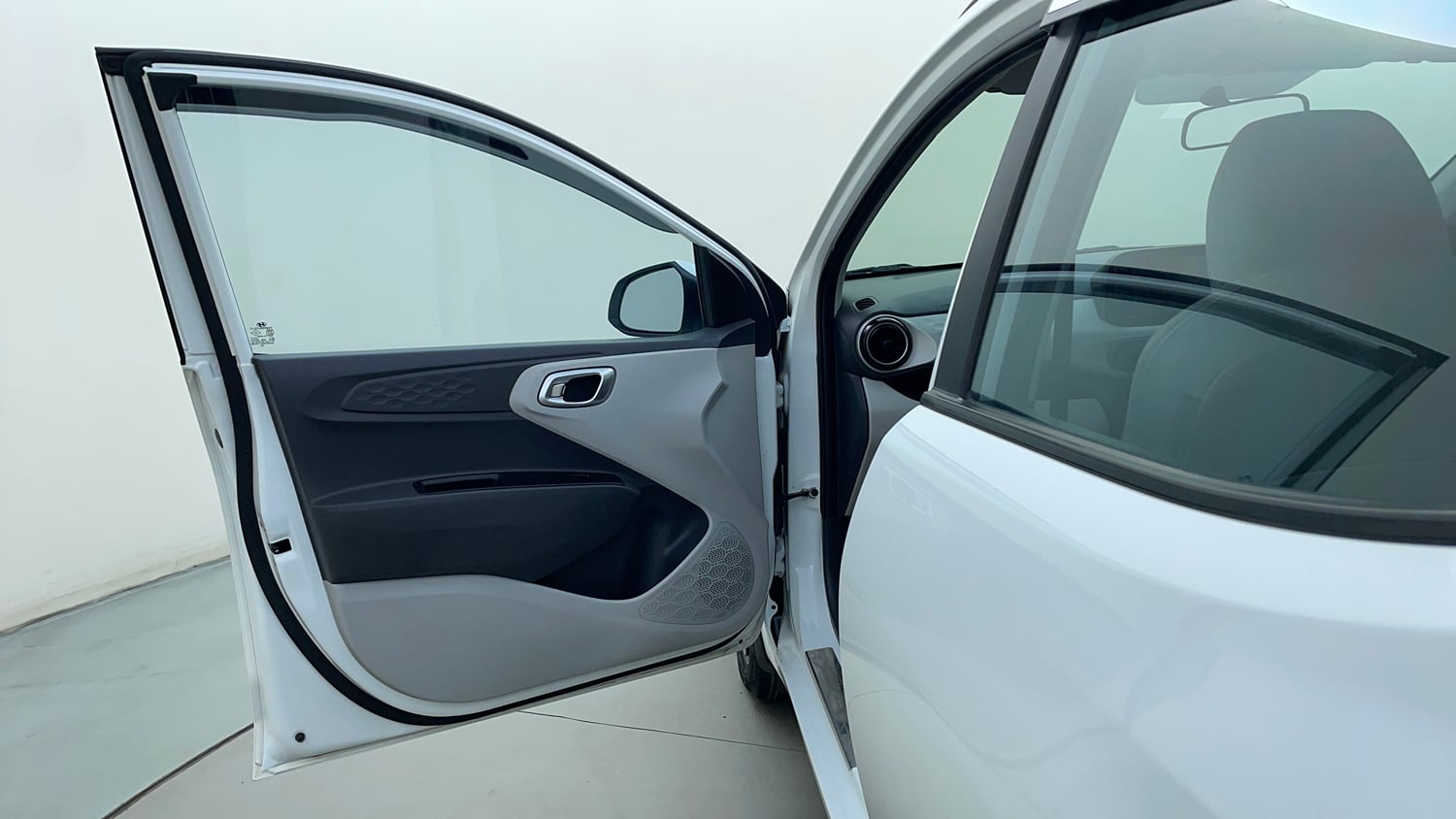 Used 2022 Hyundai Grand i10 Nios Asta AMT 1.2 Kappa VTVT Petrol Automatic interior LEFT FRONT DOOR OPEN VIEW