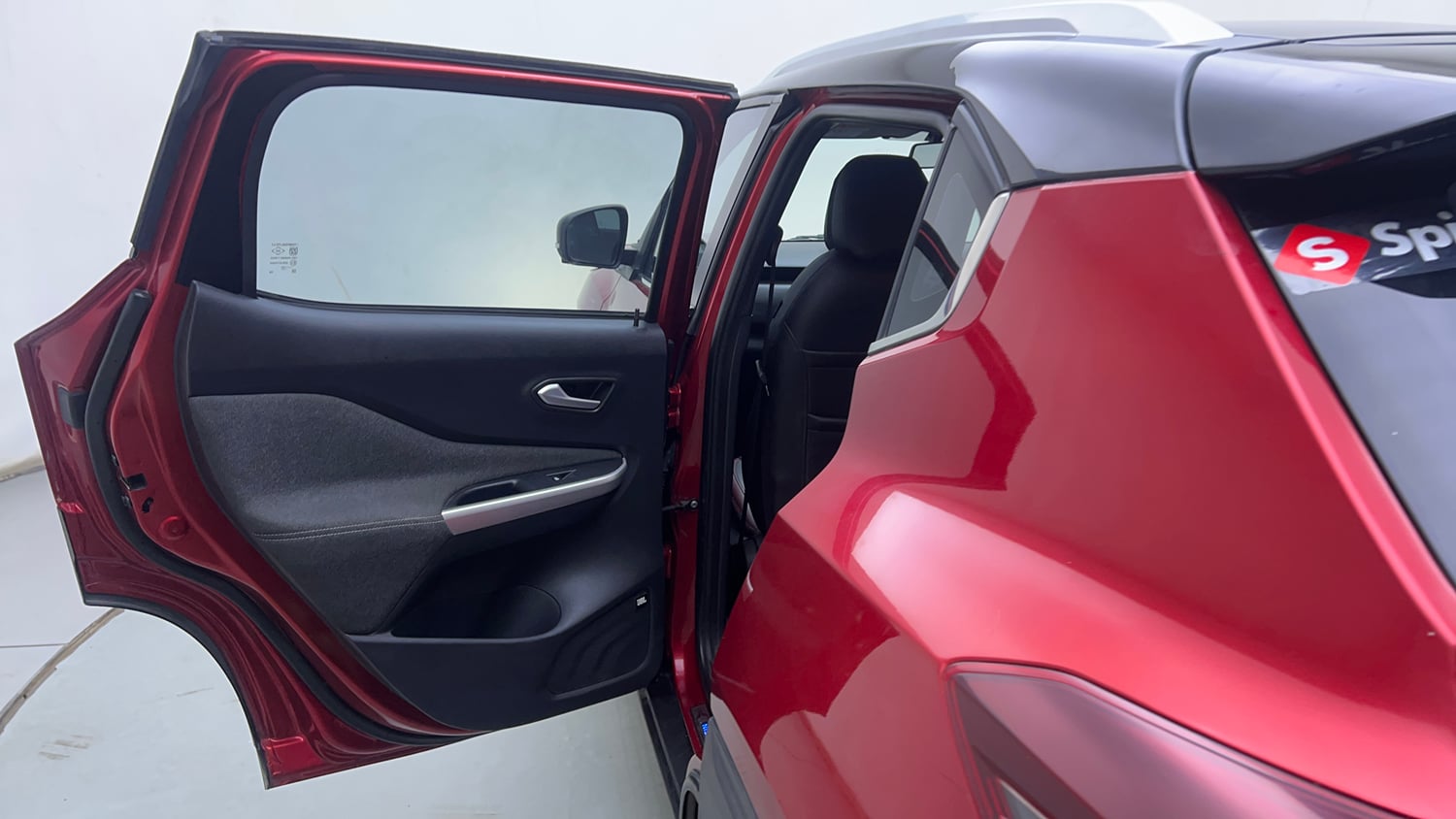 Used 2024 Nissan Magnite XV Premium Turbo CVT Dual Tone Petrol Automatic interior LEFT REAR DOOR OPEN VIEW