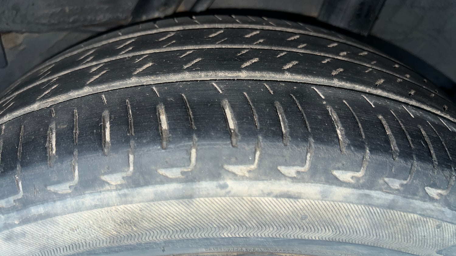 Used 2022 Honda City ZX CVT Petrol Petrol Automatic tyres LEFT REAR TYRE TREAD VIEW