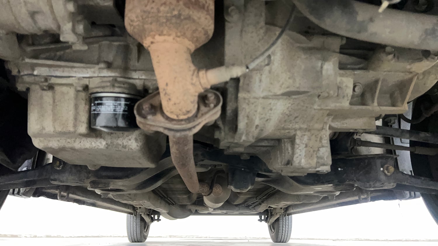 Used 2013 Maruti Suzuki Wagon R LXI CNG Cng Manual extra FRONT LEFT UNDERBODY VIEW