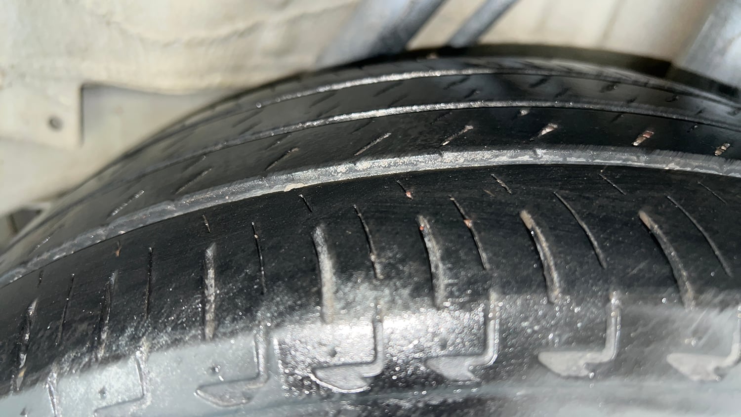 Used 2018 Honda City ZX Diesel Diesel Manual tyres LEFT REAR TYRE TREAD VIEW
