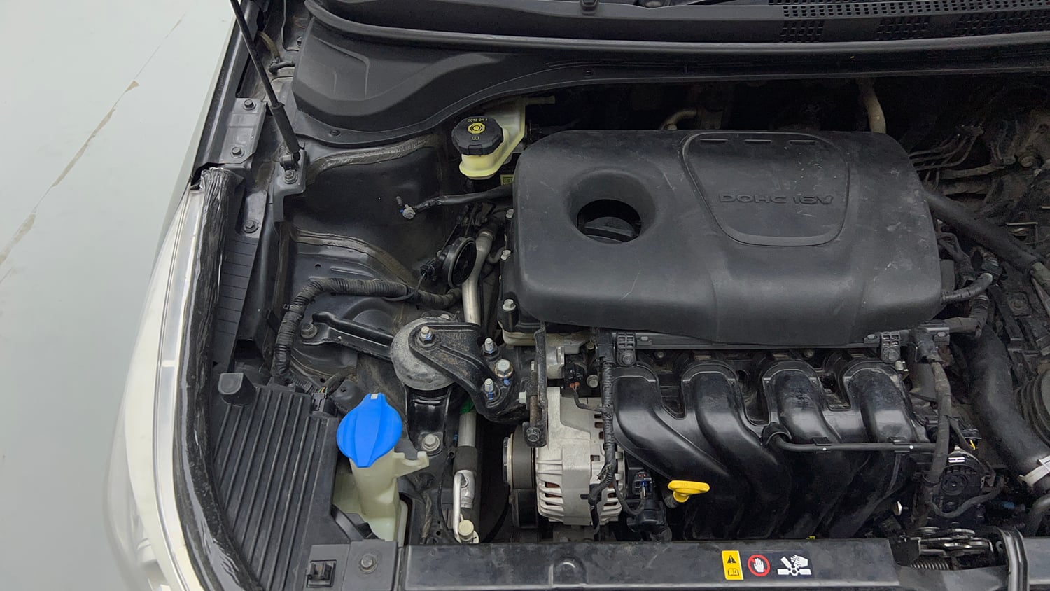 Used 2018 Hyundai Verna SX (O) 1.6 VTVT AT Petrol Automatic engine ENGINE RIGHT SIDE VIEW