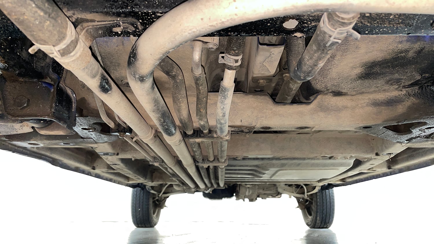 Used 2016 Tata Nano Twist XTA Petrol Automatic extra FRONT LEFT UNDERBODY VIEW